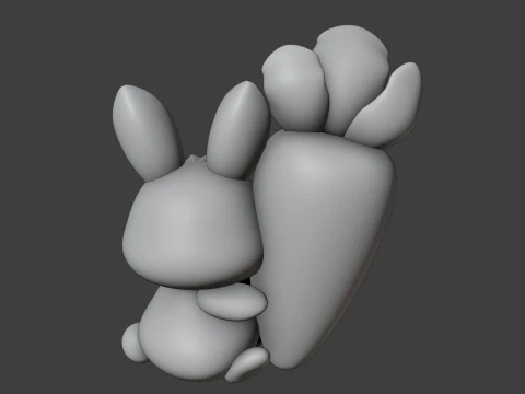 Rabbit 3D Принт Модель