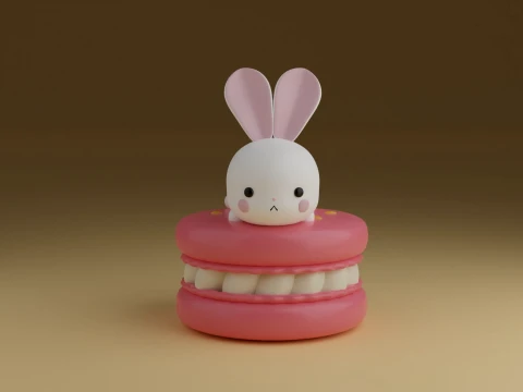 Rabbit 3D Baskı Modeli
