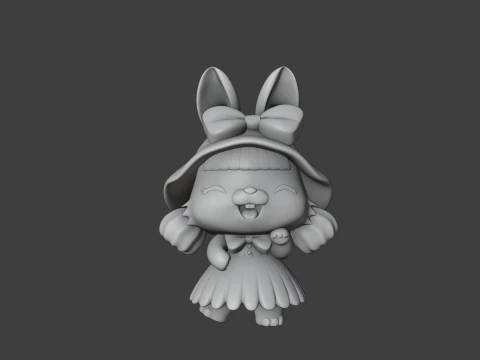 Rabbit 3D Принт Модель