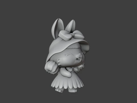 Rabbit 3D Принт Модель