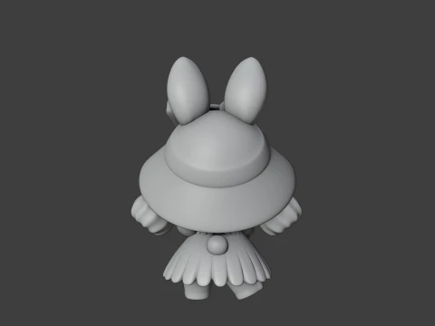 Rabbit 3D Принт Модель