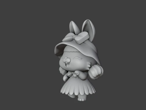 Rabbit 3D Принт Модель
