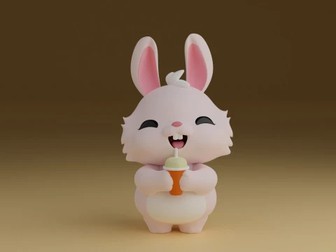 Rabbit Model do druku 3D