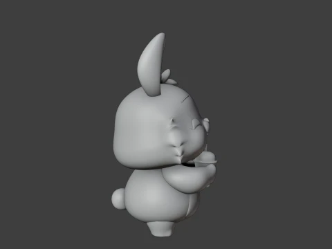 Rabbit 3D Принт Модель