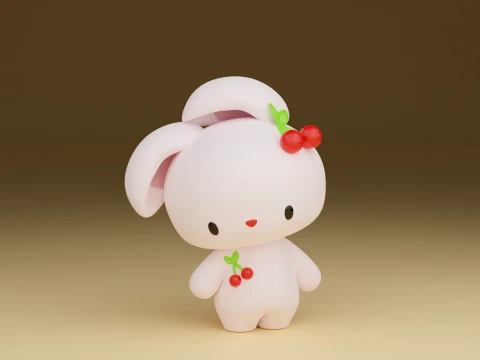 Rabbit 3D Baskı Modeli