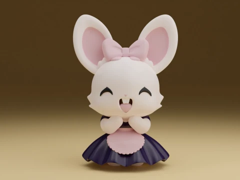 Rabbit 3D 프린트 모델