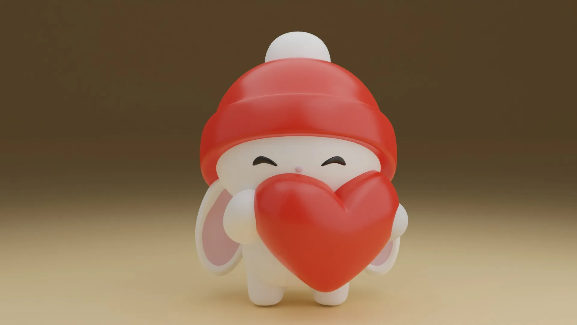 Rabbit 3D Print Model .c4d .max .obj .3ds .fbx .stl .blend 