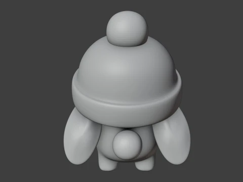 Rabbit 3D Print Model