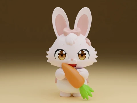 Rabbit 3D Druckmodell