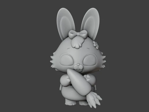 Rabbit 3D Принт Модель