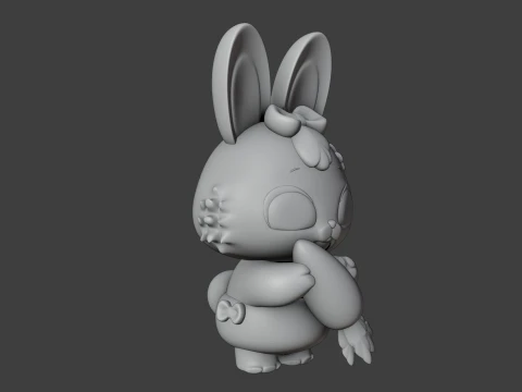 Rabbit 3D Принт Модель