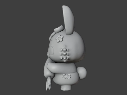 Rabbit 3D Принт Модель
