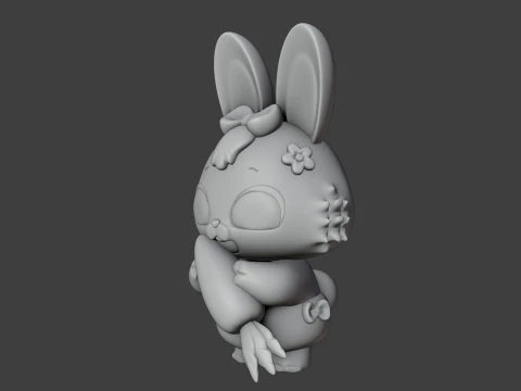 Rabbit 3D Принт Модель