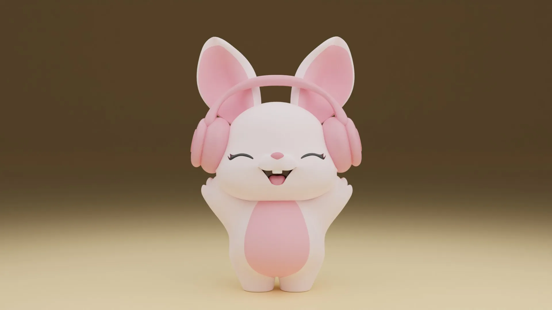 Rabbit 3D Принт Модель .c4d .max .obj .3ds .fbx .stl .blend 