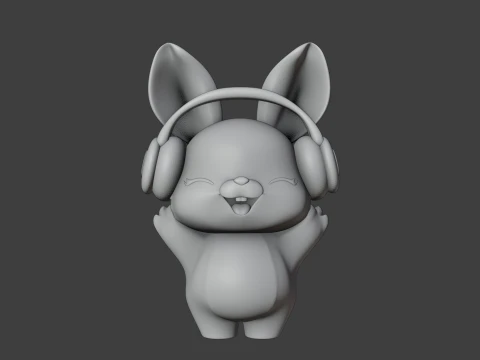 Rabbit 3D Принт Модель