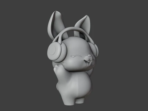 Rabbit 3D Принт Модель