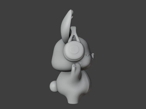 Rabbit 3D Принт Модель