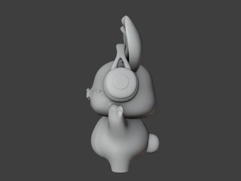 Rabbit 3D Принт Модель
