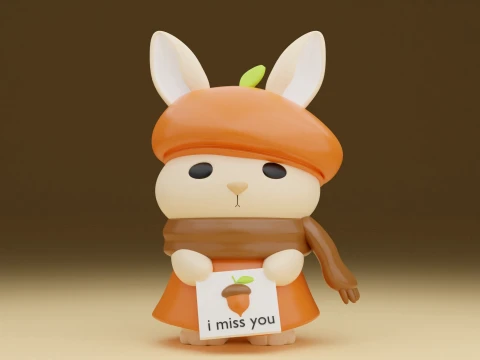 Rabbit Model do druku 3D