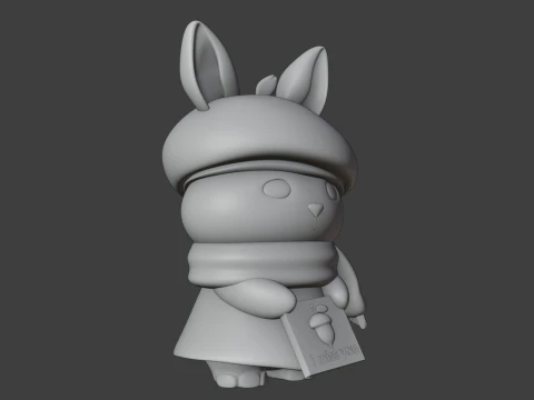 Rabbit 3D Принт Модель