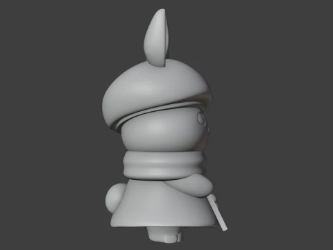 Rabbit 3D Принт Модель