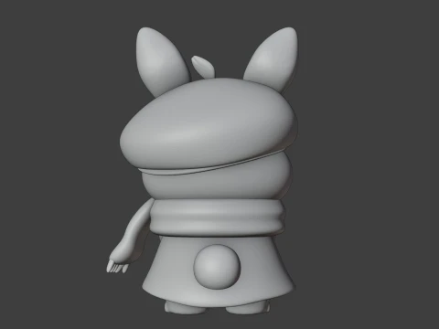 Rabbit 3D Принт Модель