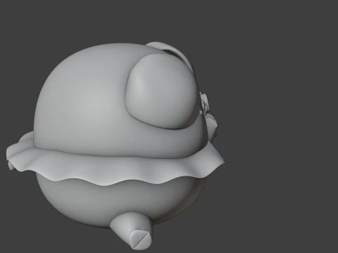 Pig 3D Print Model