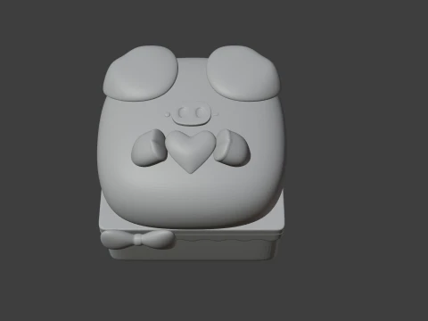 Pig 3D Принт Модель