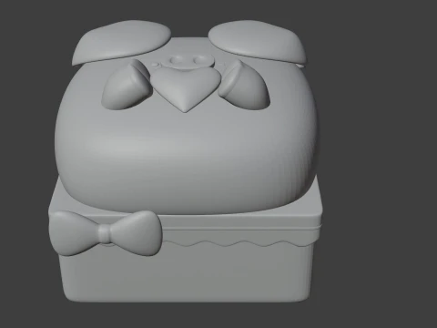 Pig 3D Принт Модель