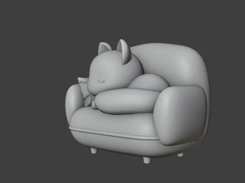Cat 3D Принт Модель