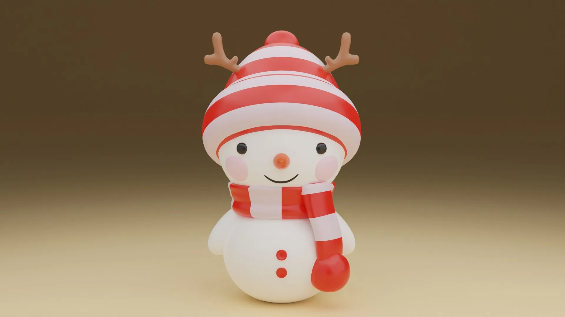 Snow man 3D Print Model .c4d .max .obj .3ds .fbx .stl .blend 