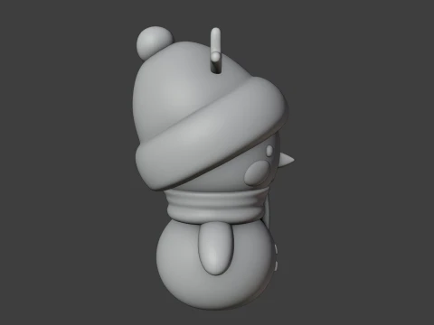 Snow man 3D Print Model