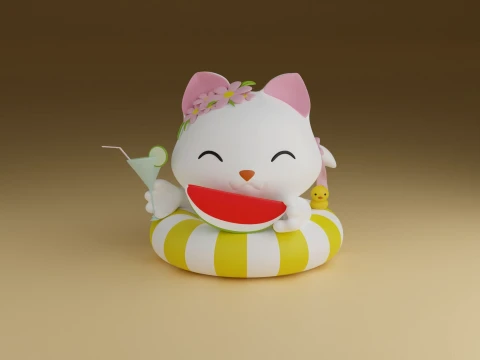Cat 3D Druckmodell