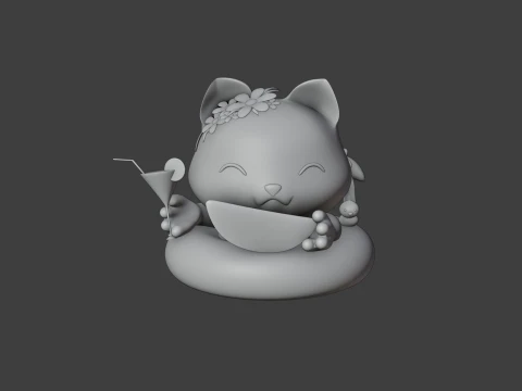 Cat 3D Принт Модель