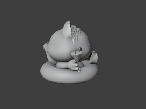 Cat 3D Принт Модель