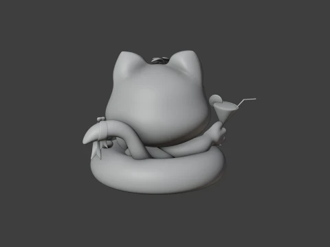 Cat 3D Принт Модель