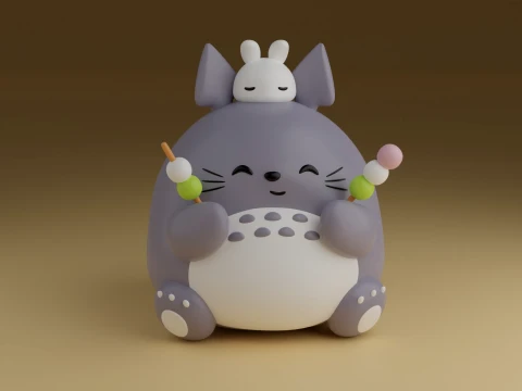 Totoro 3D Druckmodell