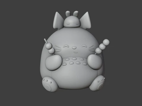 Totoro 3D Принт Модель