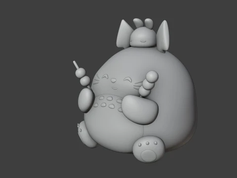 Totoro 3D Принт Модель