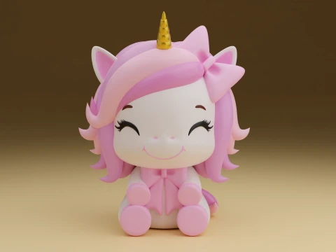 Unicorn 3D Принт Модель