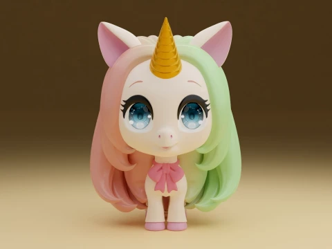 Unicorn 3D Принт Модель