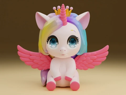 Unicorn 3D Принт Модель