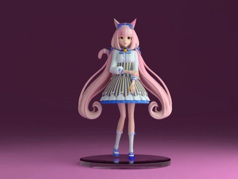 Nekopara vanila 3D Druckmodell