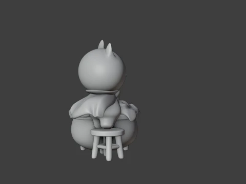Halloween cat 3D Print Model