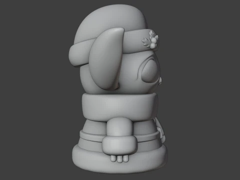 Baby yoda christmas figure 3D Print Model