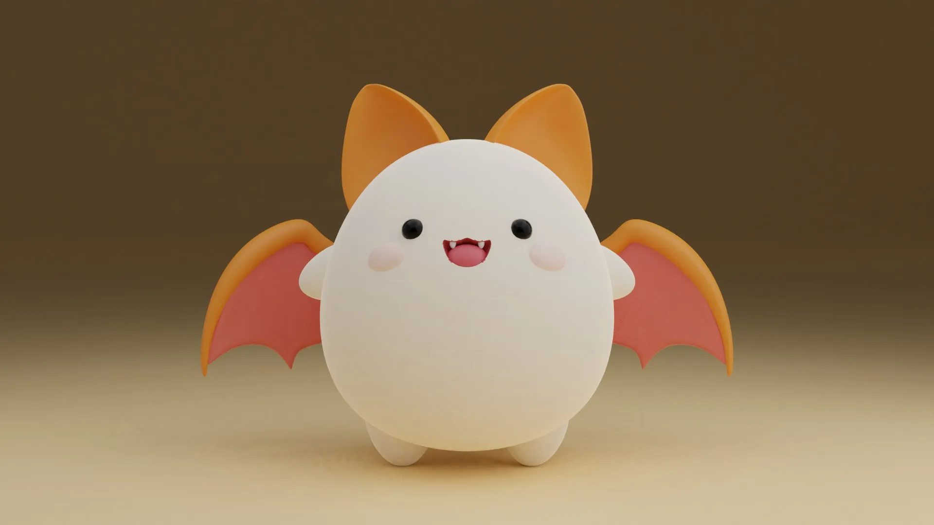 Bat 3D Print Model .c4d .max .obj .3ds .fbx .stl .blend 