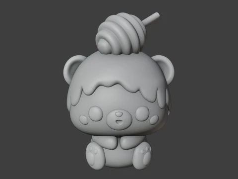 Honey bear 3D Print Model