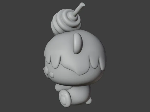 Honey bear 3D Print Model