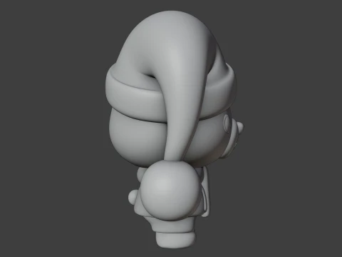 Christmas bear 3D Print Model