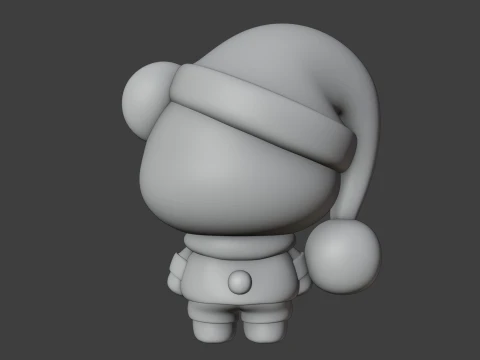 Christmas bear 3D Print Model